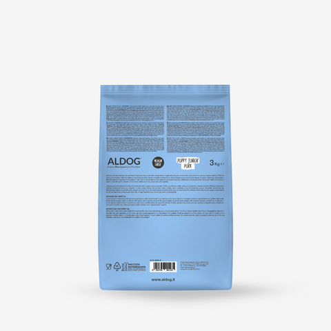 ALDOG PUPPY-JUNIOR PORK Crocchette Medio/Grandi - OMAGGIO