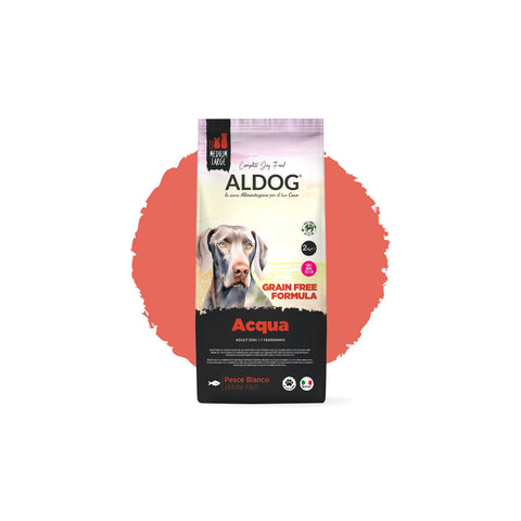 ALDOG ACQUA PESCE BIANCO Crocchette Medio/Grandi - OMAGGIO