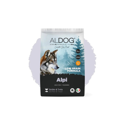 ALDOG ALPI BUFALO E TROTA Crocchette Medio/Grandi - OMAGGIO
