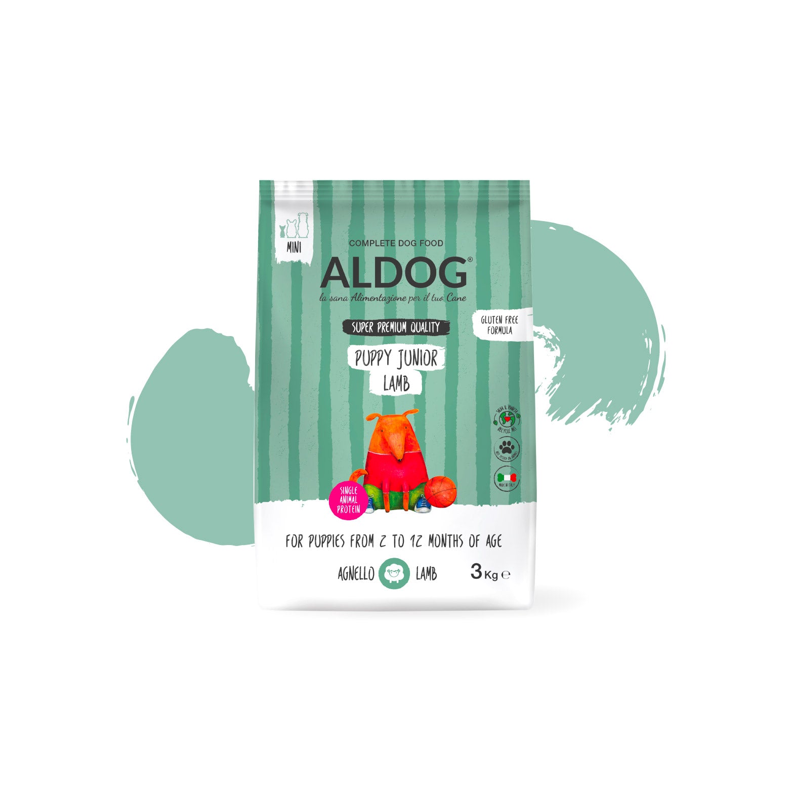 ALDOG PUPPY-JUNIOR LAMB Mini Kibble – Aldog Srl