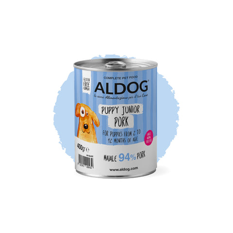 PATE ALDOG PUPPY JUNIOR PORK 400GR